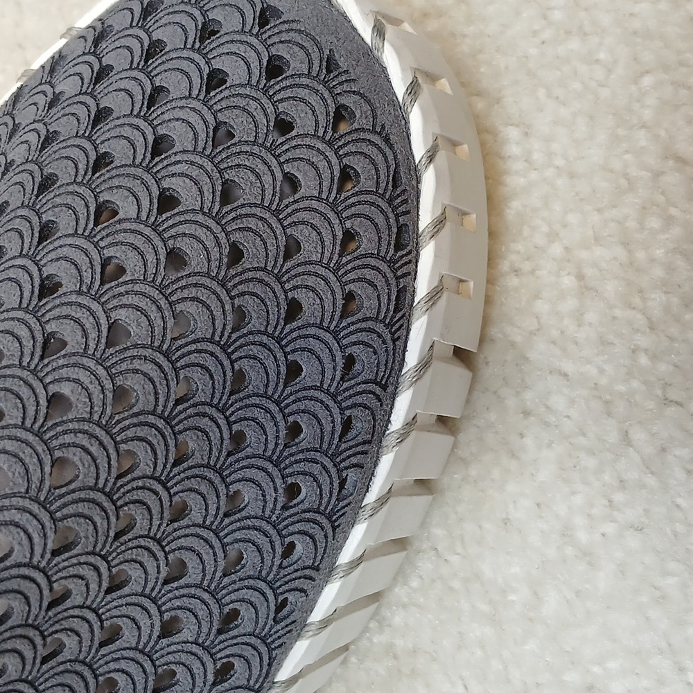 Project Cloud Womens Gray Leather Platform Loafer… - image 2